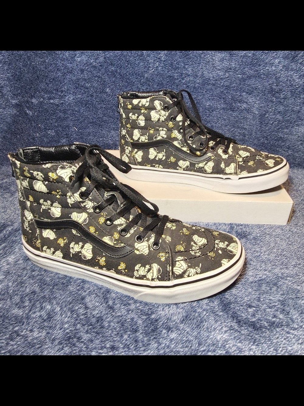 Kids Vans x Peanuts Sk8-Hi Zip "Glow Mummies - Snoopy"